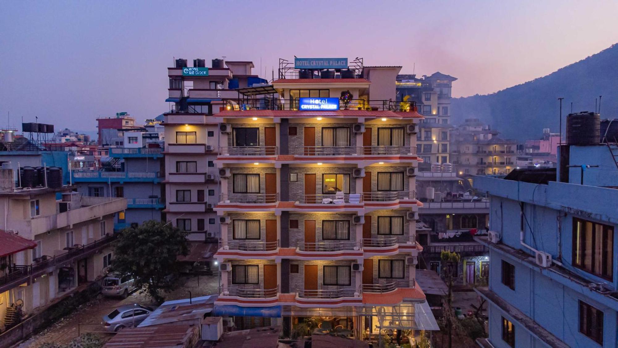 Hotel Crystal Palace Pokhara Exteriör bild
