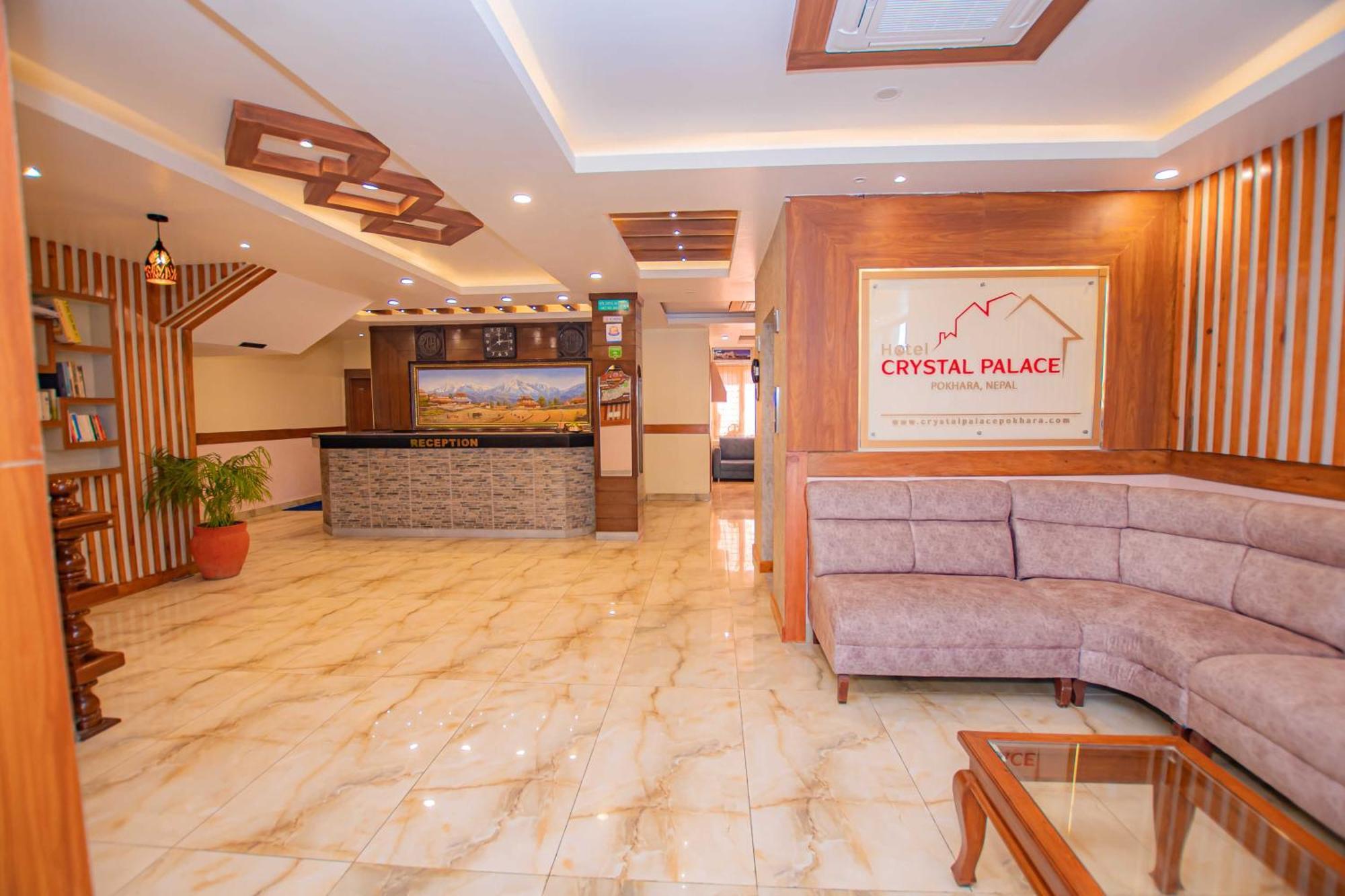 Hotel Crystal Palace Pokhara Exteriör bild