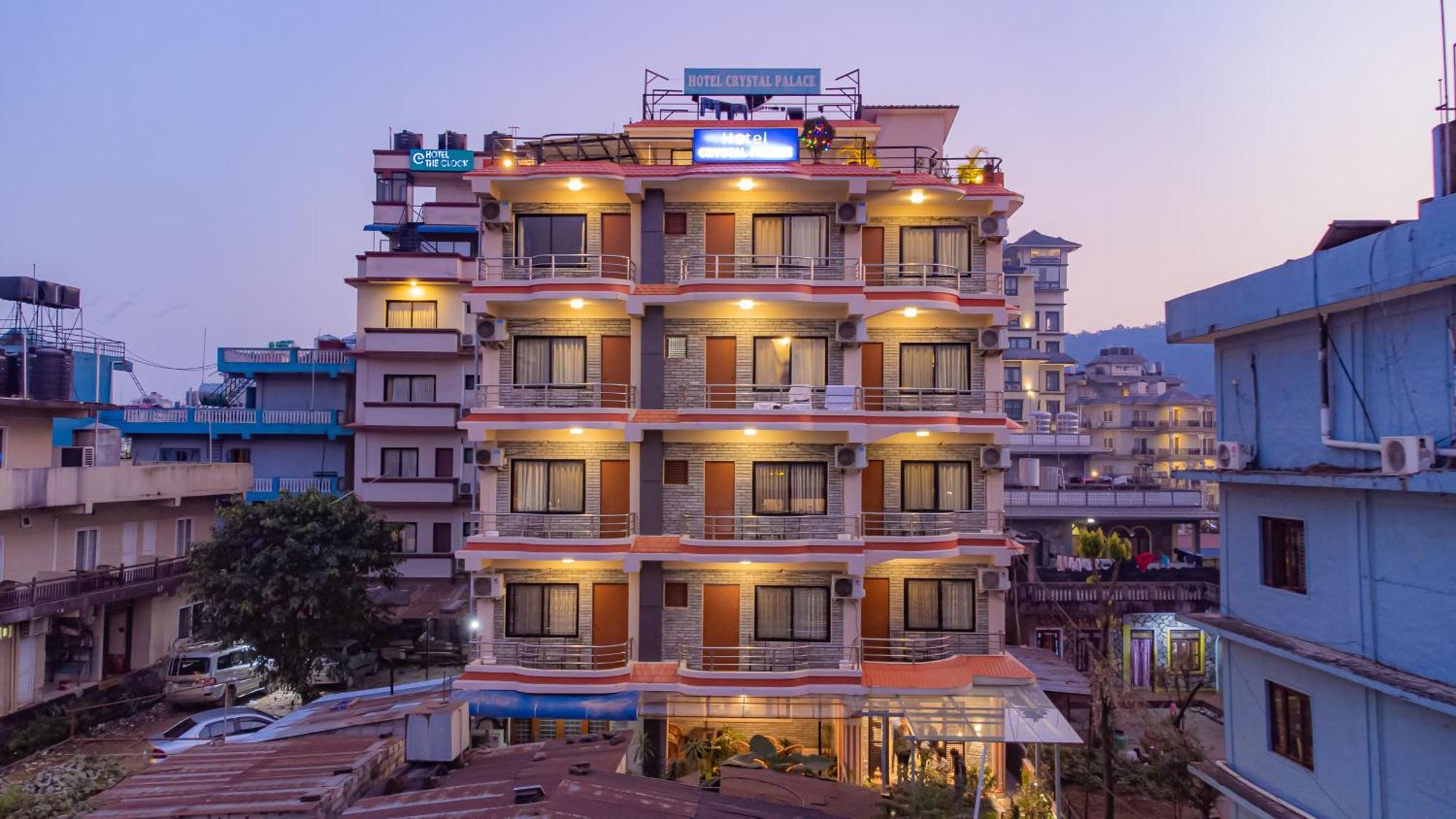 Hotel Crystal Palace Pokhara Exteriör bild
